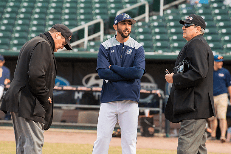 Former Merrimack College head coach Nick Barese has been named the head coach at UMass Lowell. (Merrimack College photo)