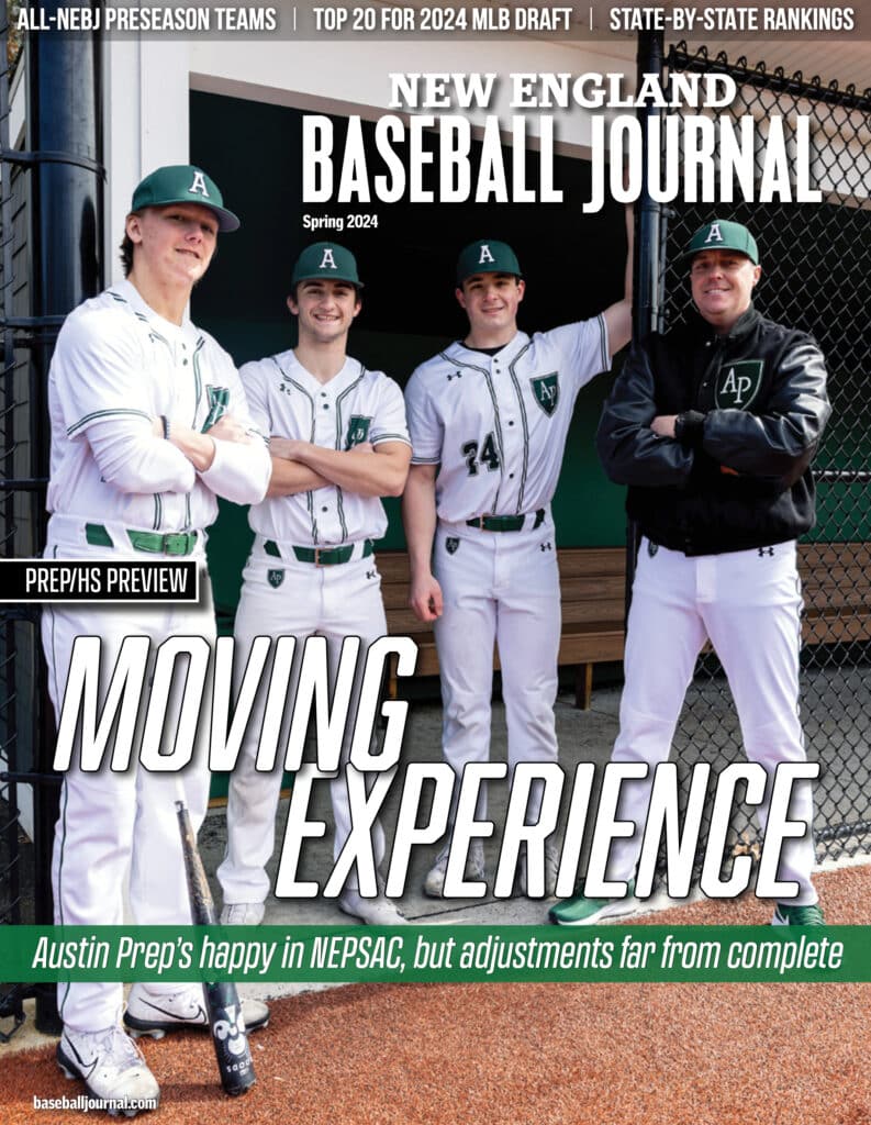 New England Baseball Journal cover image spring 2024 magazine